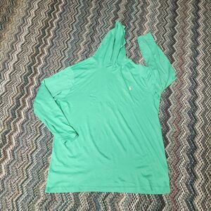 Polo Ralph Lauren Men's Green Hooded  Shirt